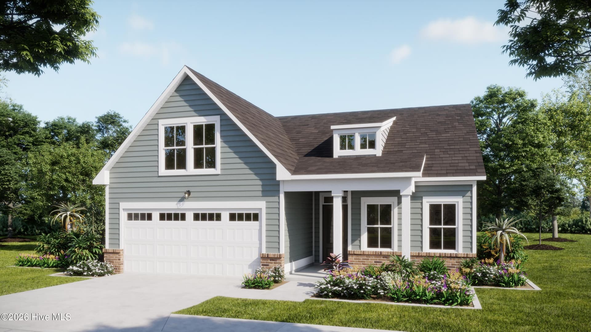 Bay Traditional Elevation - 7092 Marsh Shore Point 149, Leland, NC 28451