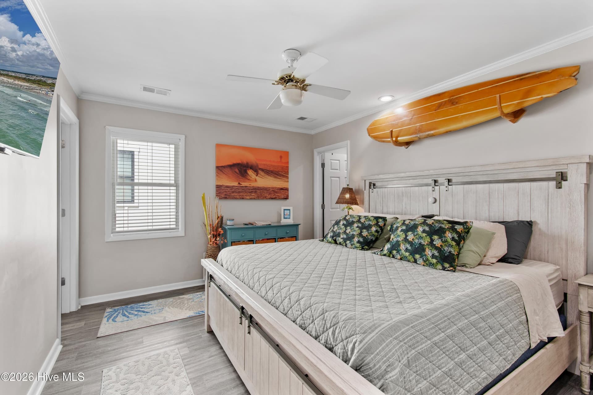 Primary bedroom. - 2024 Camelot Drive SW, Ocean Isle Beach, NC 28469