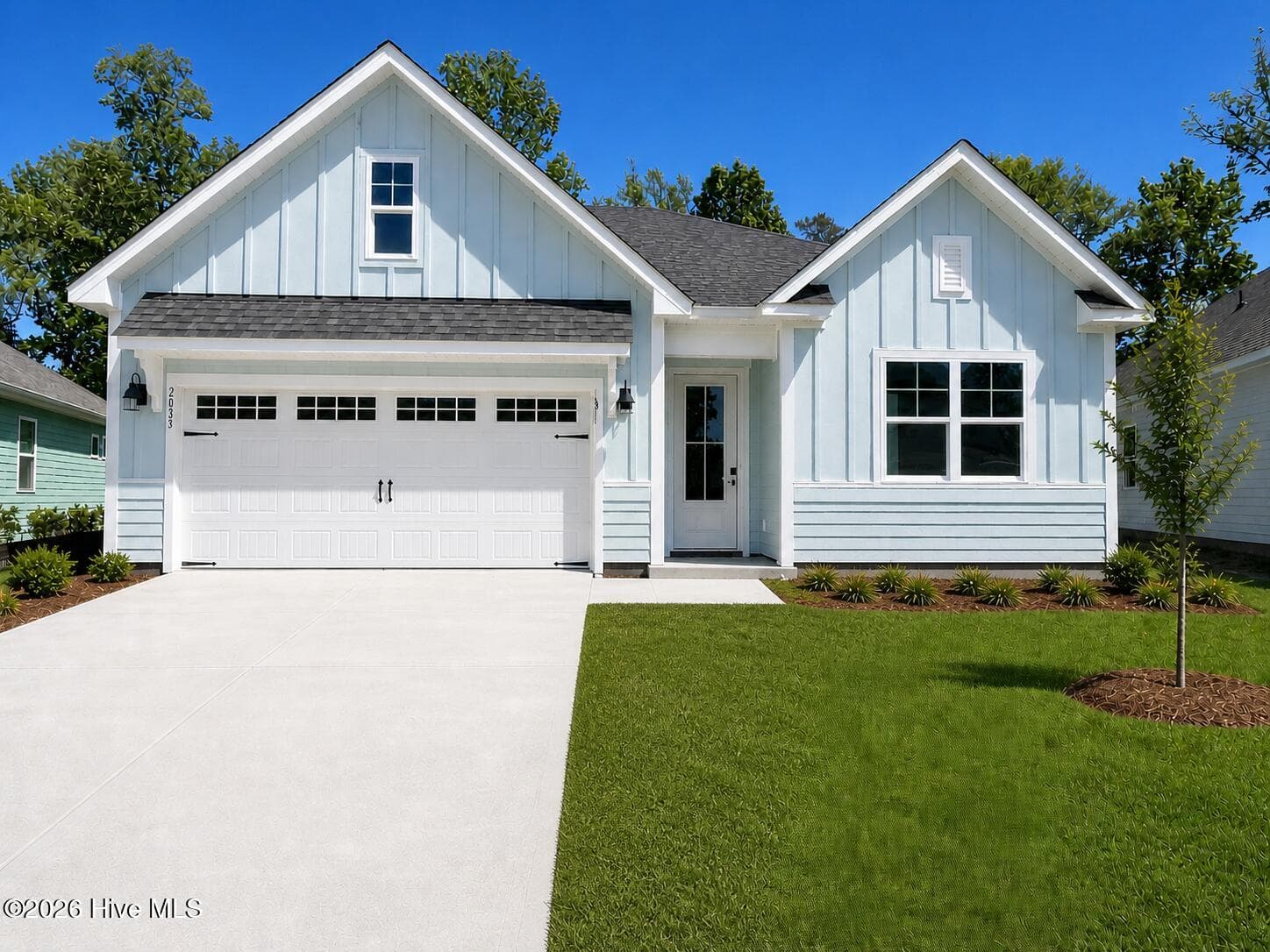 Actual exterior photo of the home - 2035 Cypress Hill Drive Lot 7, Bolivia, NC 28422