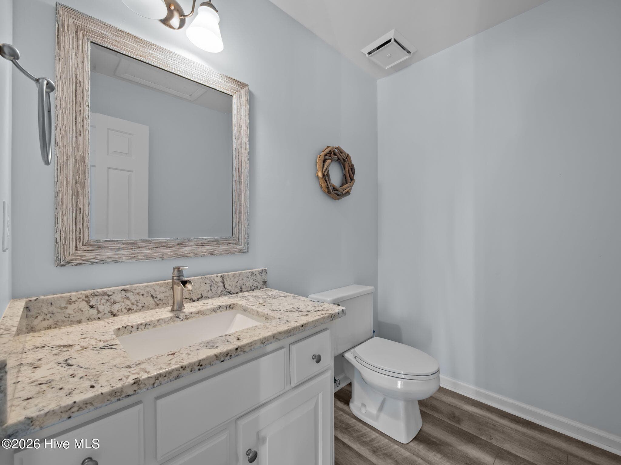 Comfortable Half Bath - 5415 Cedar Tree Lane, Emerald Isle, NC 28594