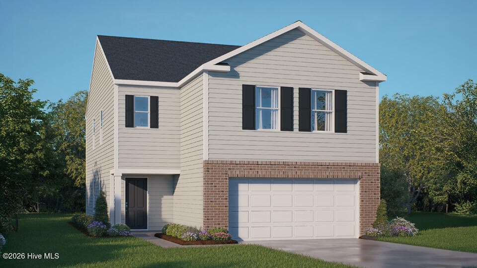 Elston E rendering - 2104 Montalvan Drive, Greenville, NC 27834