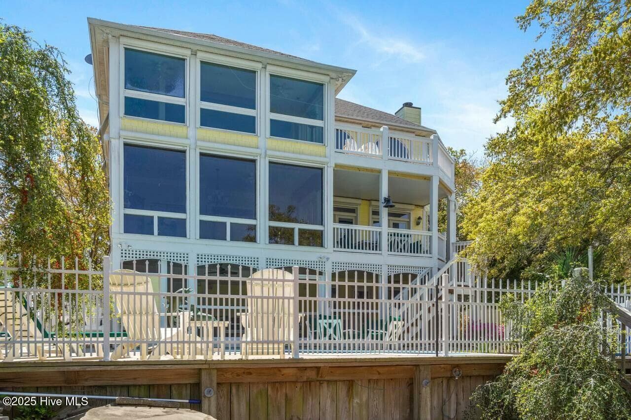 Rear Elevation - 7012 Sound Drive, Emerald Isle, NC 28594