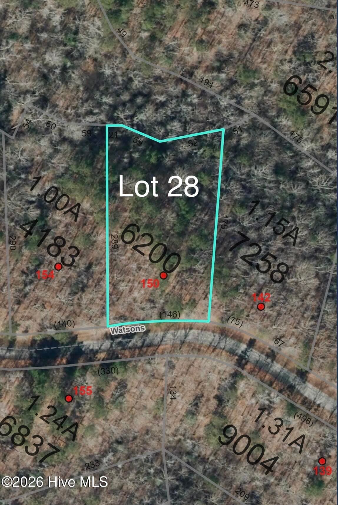 Wooded at 150 28 Watsons Way, Rockingham, NC 28379, photo 5 of 7