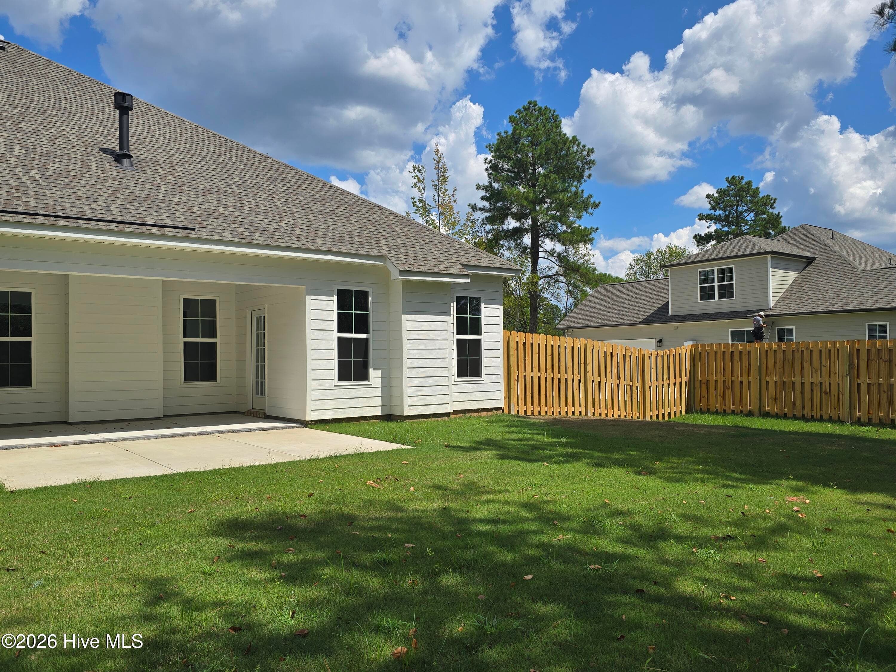 Covered back porch and open patio space - 1777 Bellingham Drive, Beech Island, SC 29842