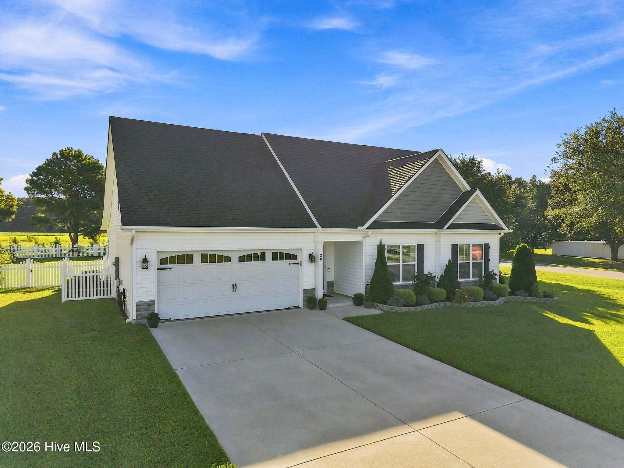 Two car garage - 201 Asheberne Drive, Washington, NC 27889