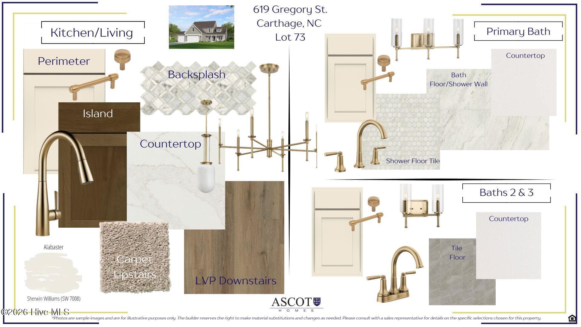 Interior Selections - 612 Gregory Street, Carthage, NC 28327