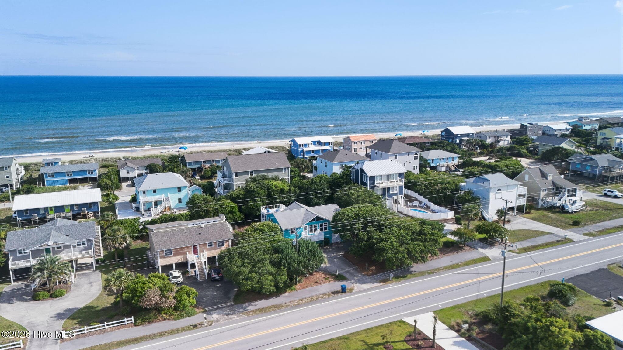 Aerial View to the Ocean - 1607 Emerald Drive, Emerald Isle, NC 28594