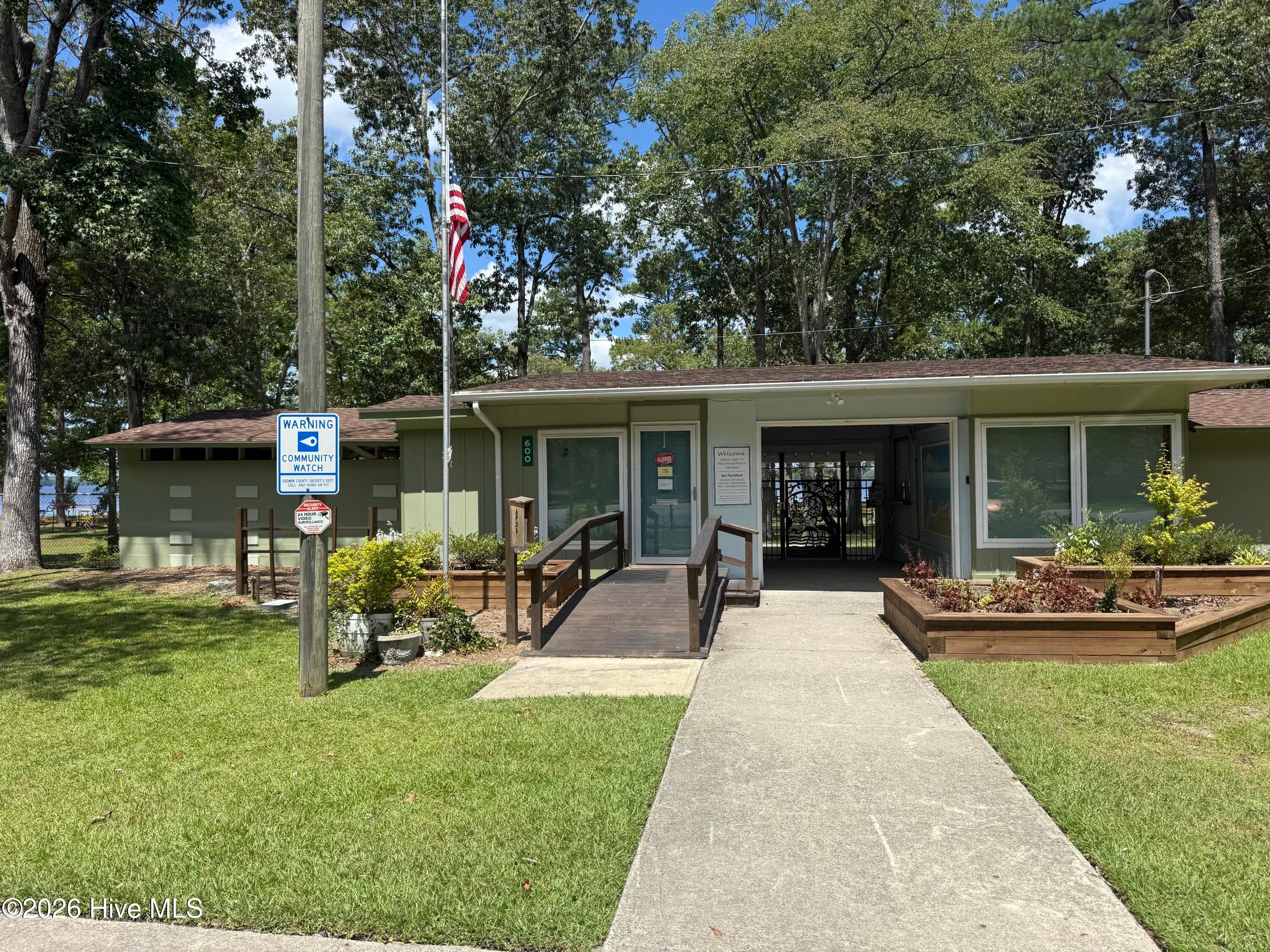 Park entrance/ Community Center - 203 Cherokee Trail, Edenton, NC 27932