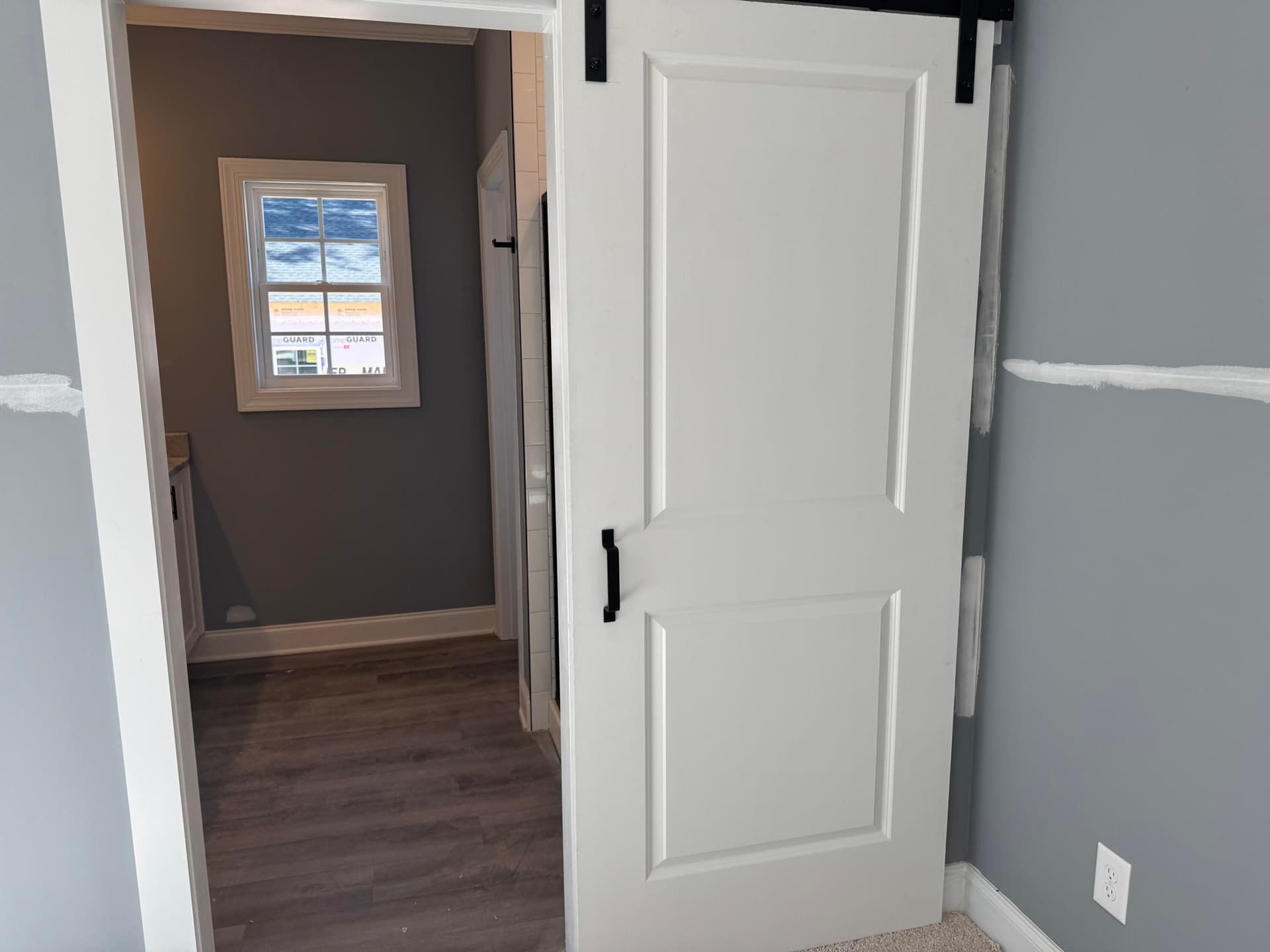 Barn Door into the Primary Bathroom - 548 Hillman Street, Warrenville, SC 29851