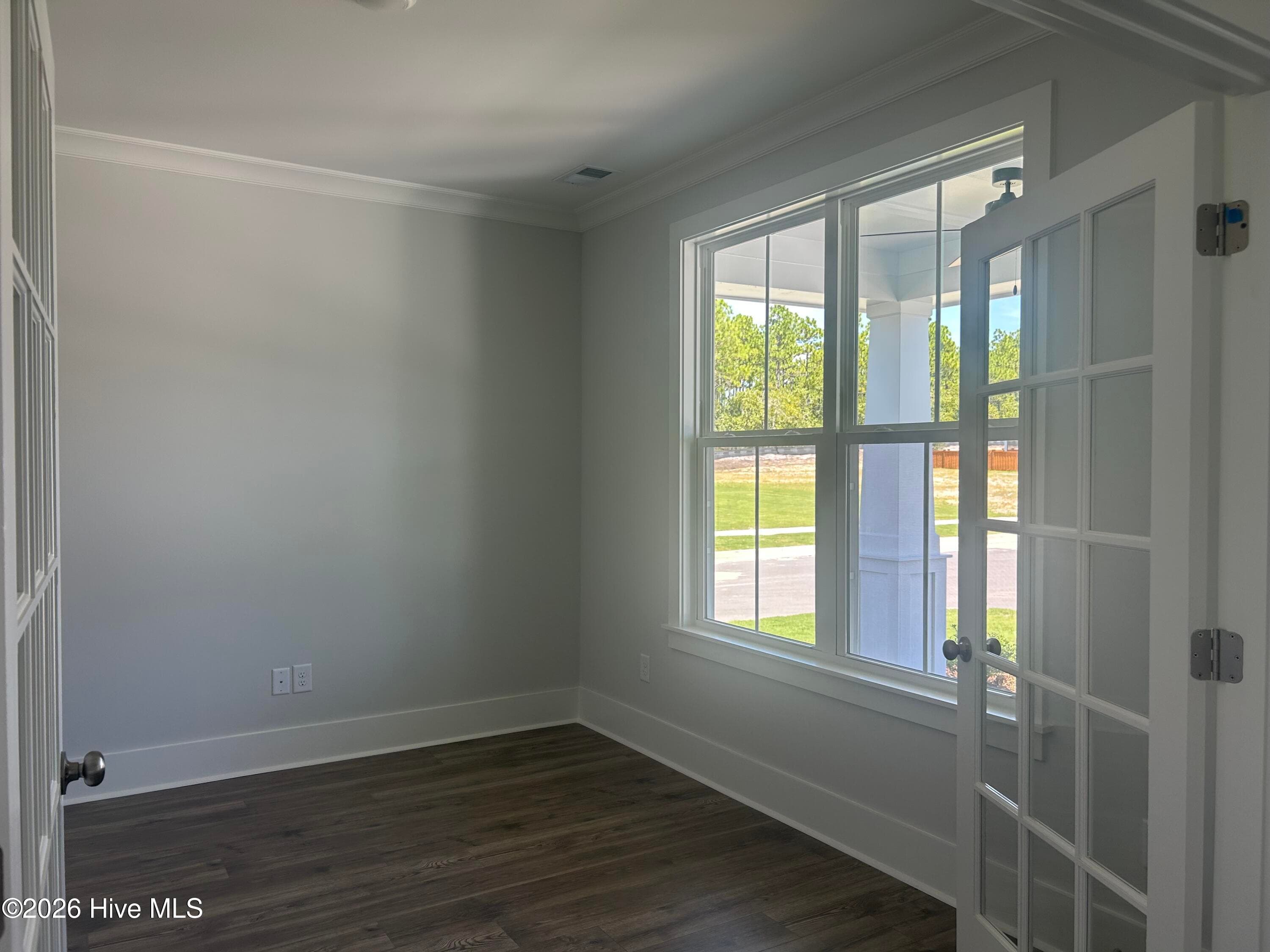 Study with glass french doors - 5202 Moonshell Loop, Wilmington, NC 28412