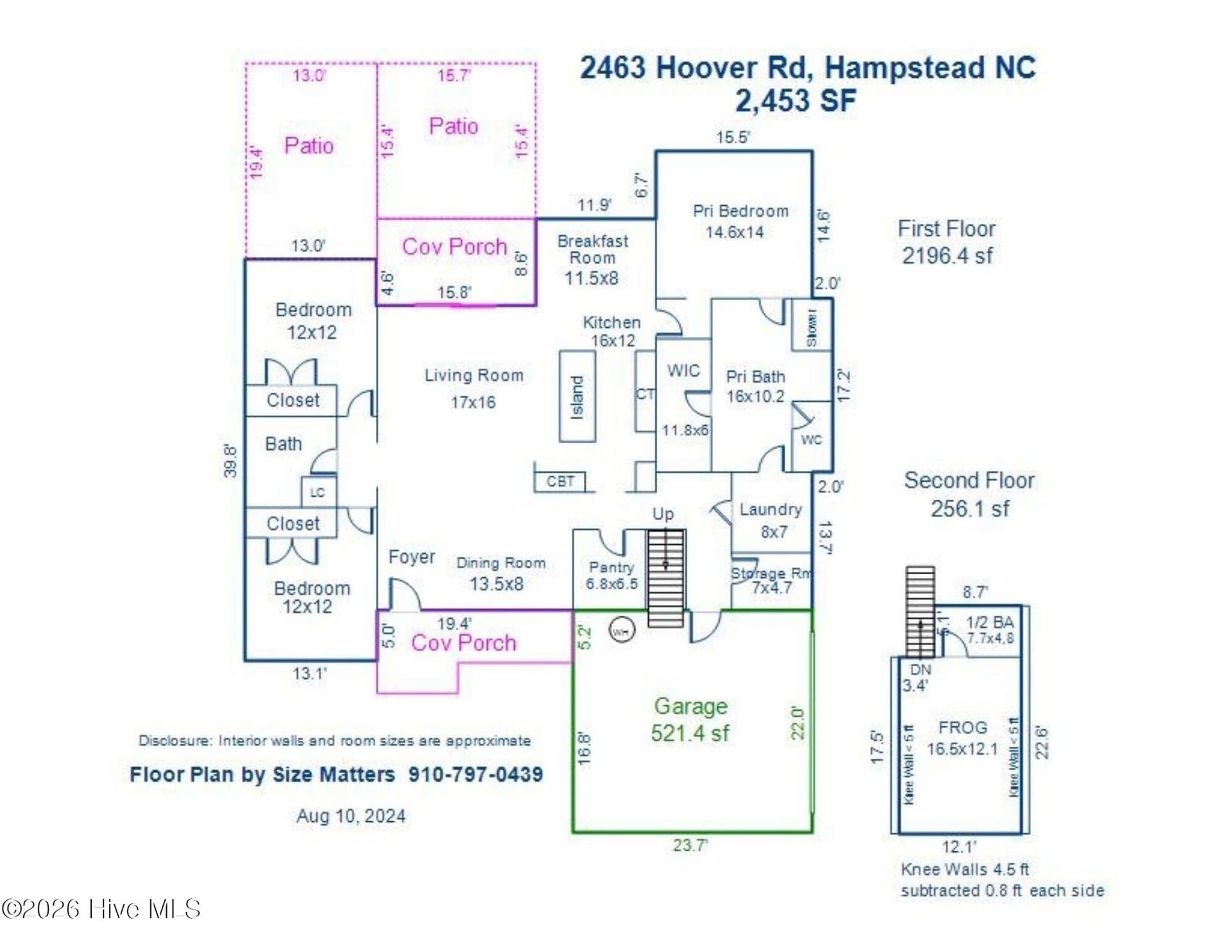 Single Family Residence at 2463 Hoover Road, Hampstead, NC 28443, photo 61 of 62