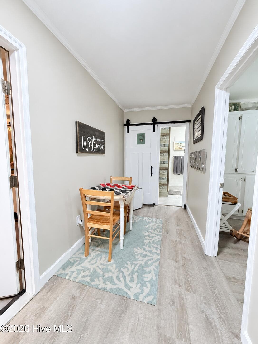 Hallway to bedroom #3, bonus room, and bathroom - 5405 Cedar Tree Lane, Emerald Isle, NC 28594