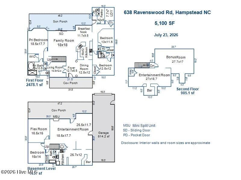 Single Family Residence at 638 Ravenswood Road, Hampstead, NC 28443, photo 100 of 100