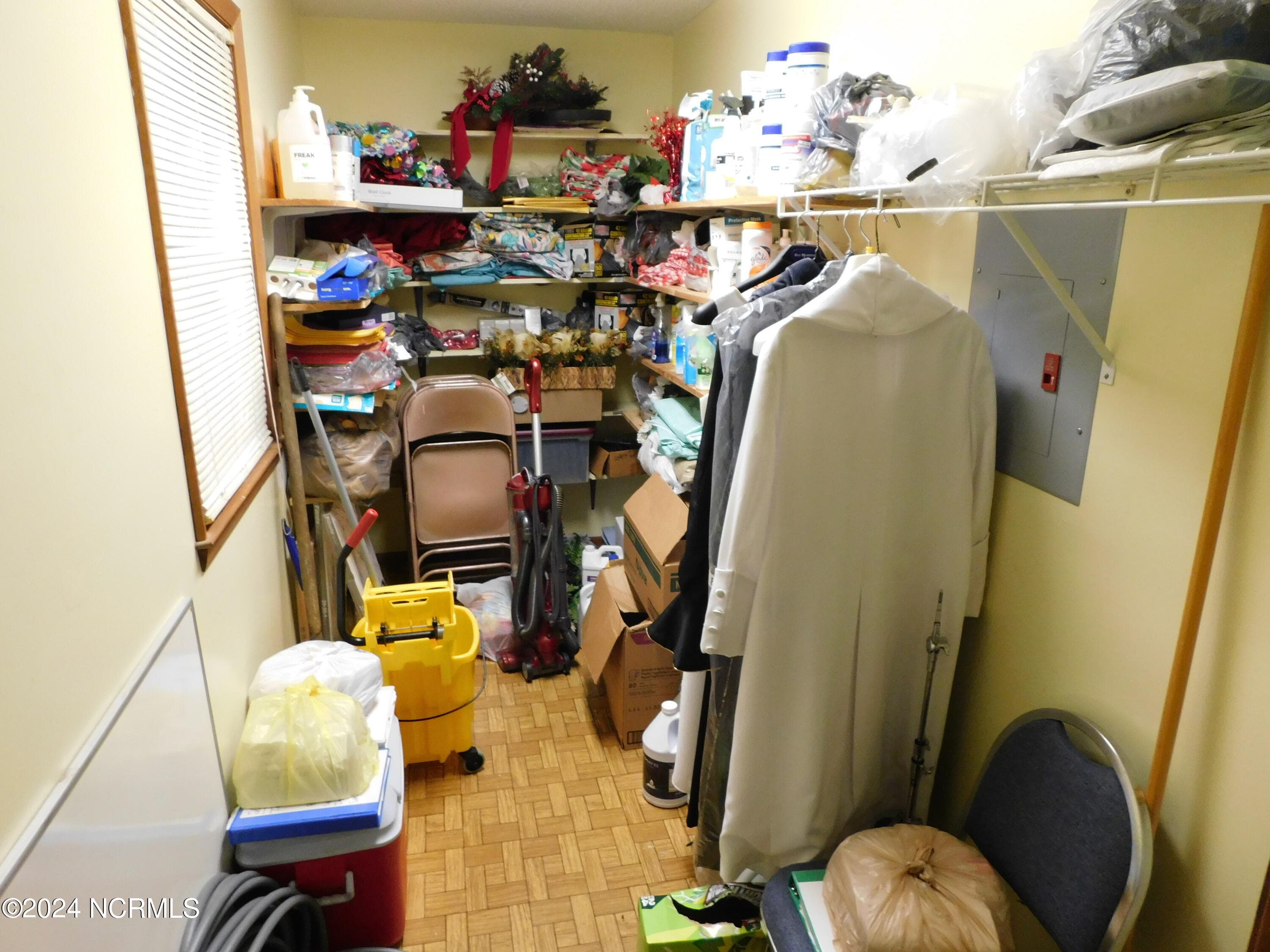 Storage closet in church office - 11121 Turnpike Road, Laurinburg, NC 28352