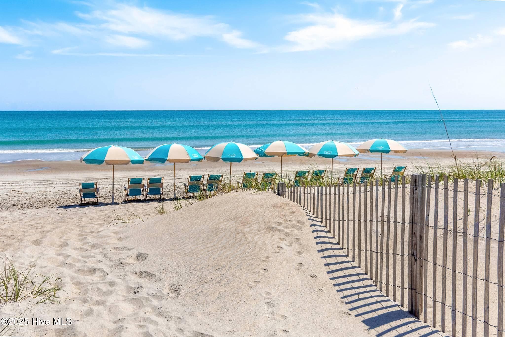 Beach Umbrella Covered Chase Lounges - 1829 Salter Path Road, Indian Beach, NC 28512