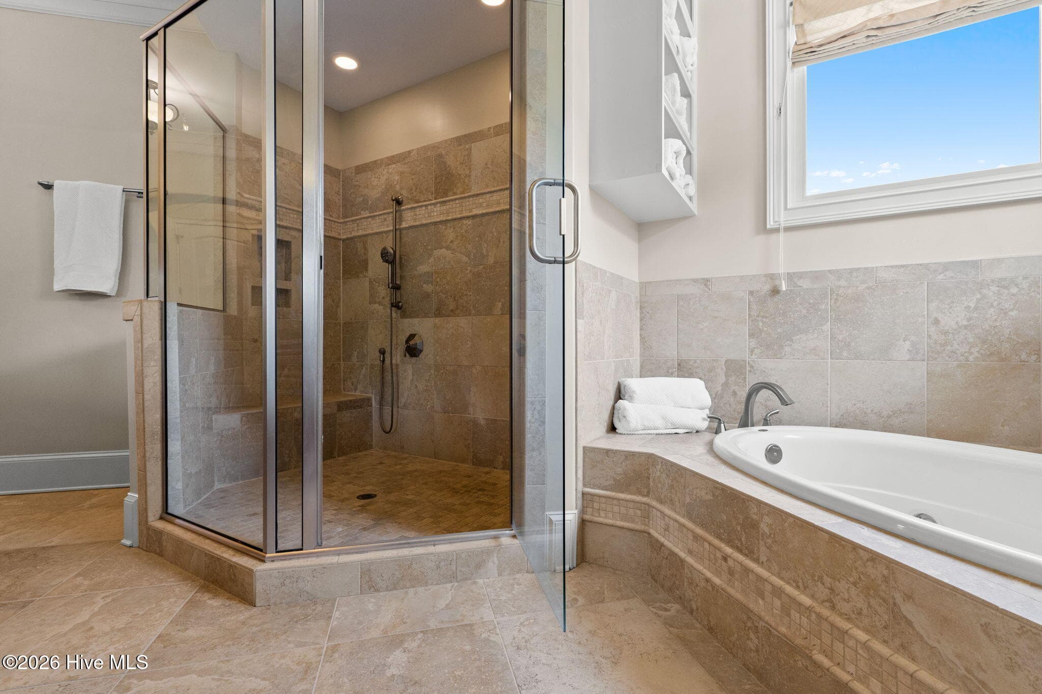 Spacious shower - 3858 Ridge Crest Drive, Southport, NC 28461