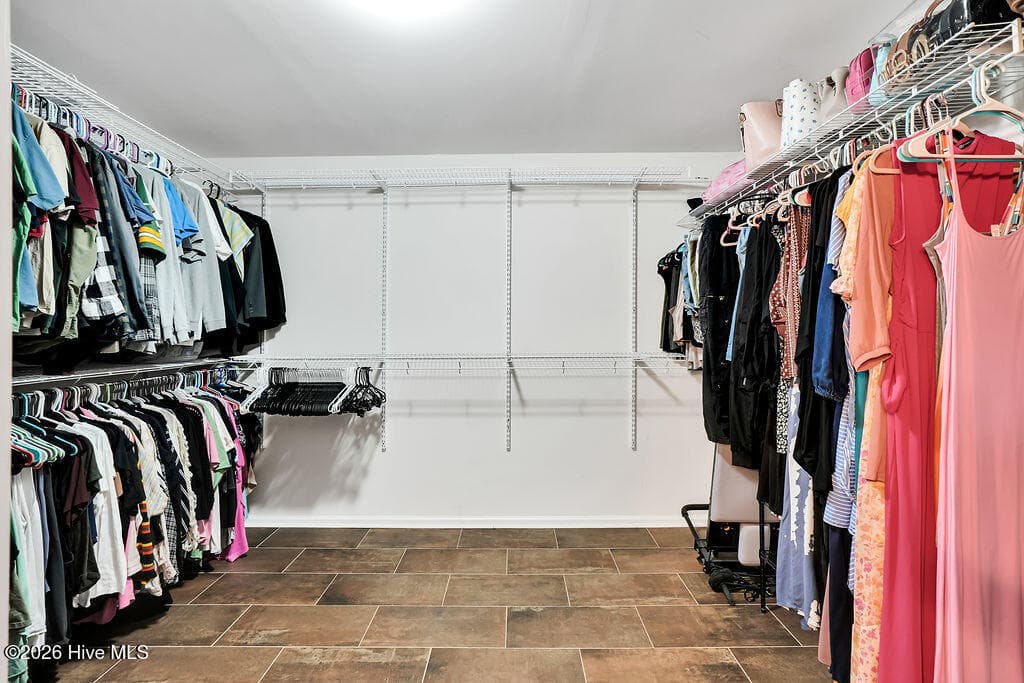 primary closet - 5010 Portside Drive, Southport, NC 28461