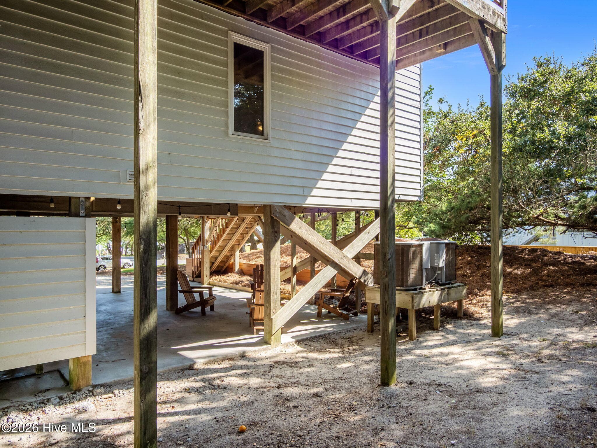 Ground Level Rear Space - 5415 Cedar Tree Lane, Emerald Isle, NC 28594