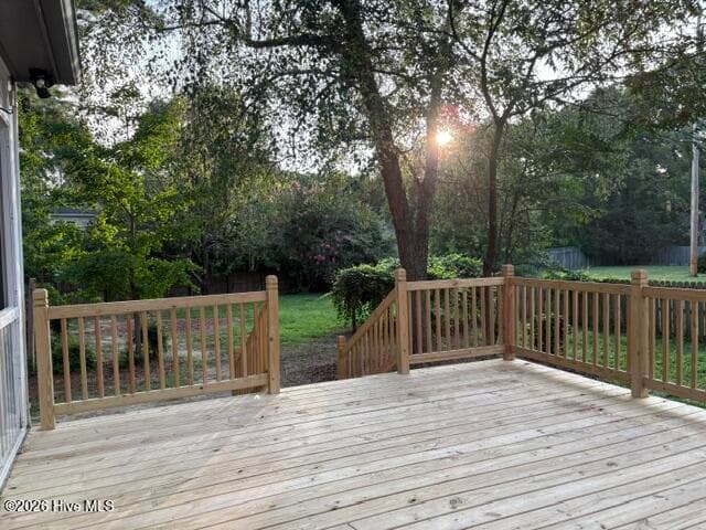 new deck - 2207 Foxcroft Road NW, Wilson, NC 27896