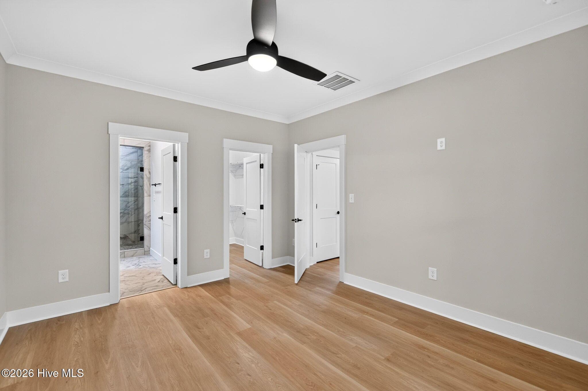 Looking towards the Master Bathroom from the Master Bedroom - 2303 Chestnut Street, Wilmington, NC 28405