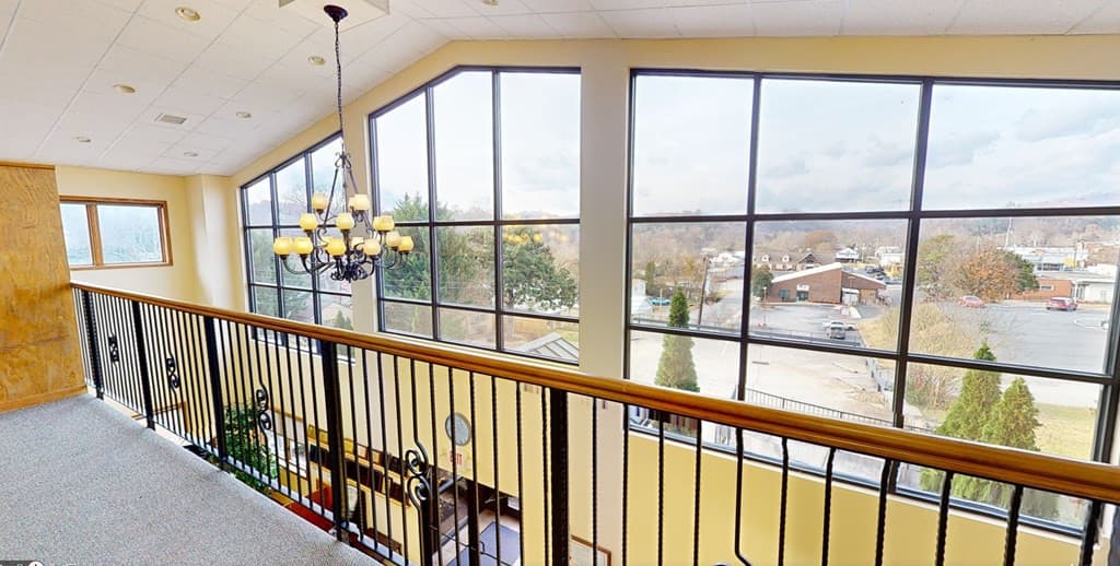 2nd floor open office area, showing balcony and pr - 89 Sycamore Street, Murphy, NC 28906
