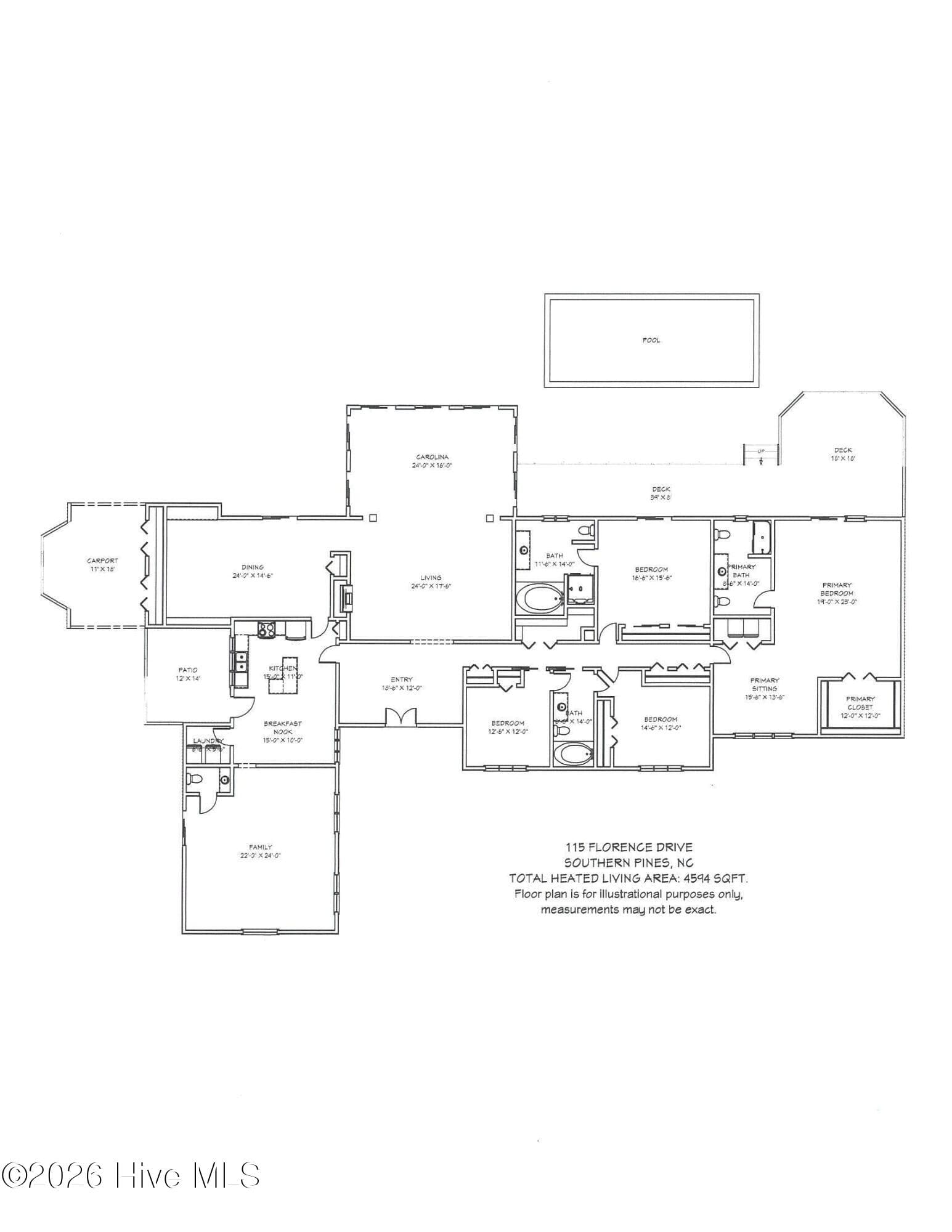 Single Family Residence at 115 Florence Drive, Pinehurst, NC 28374, photo 56 of 57