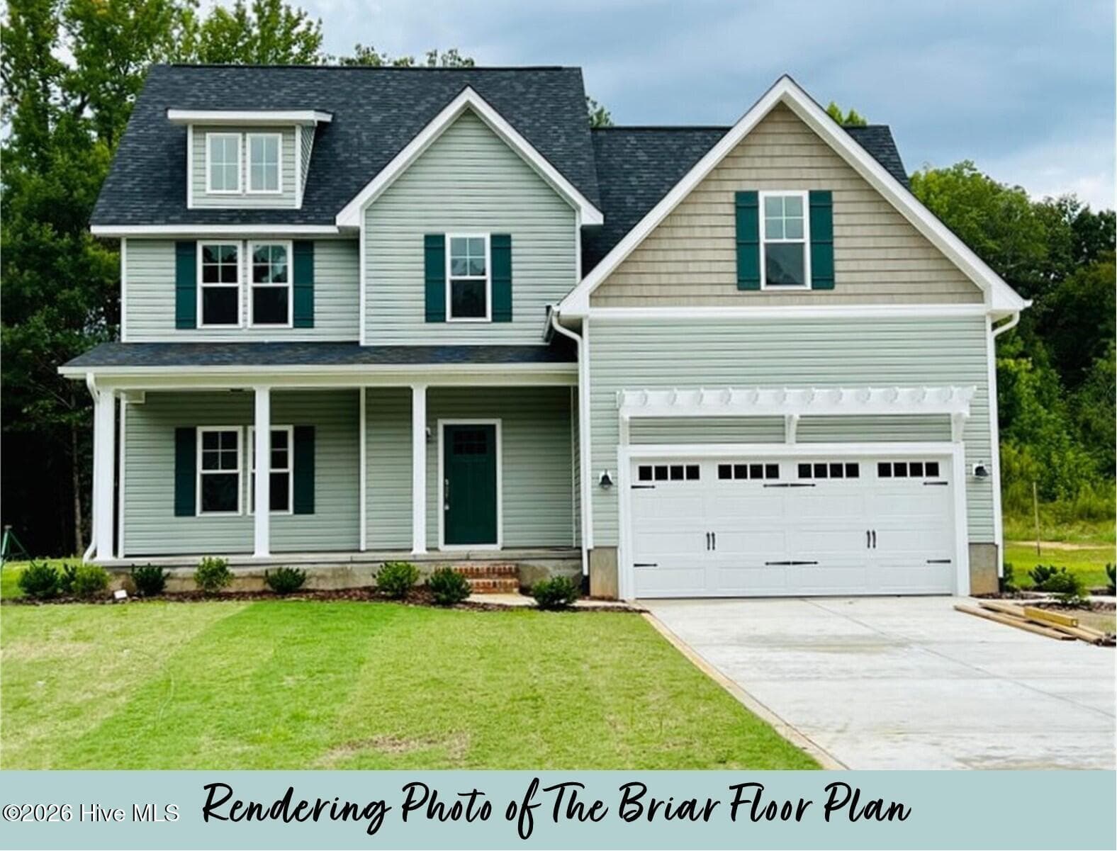REPRESENTATION ONLY! This photo is not the exact home built on the property, it is only a likeness. - 297 Elijah Way, Vass, NC 28394