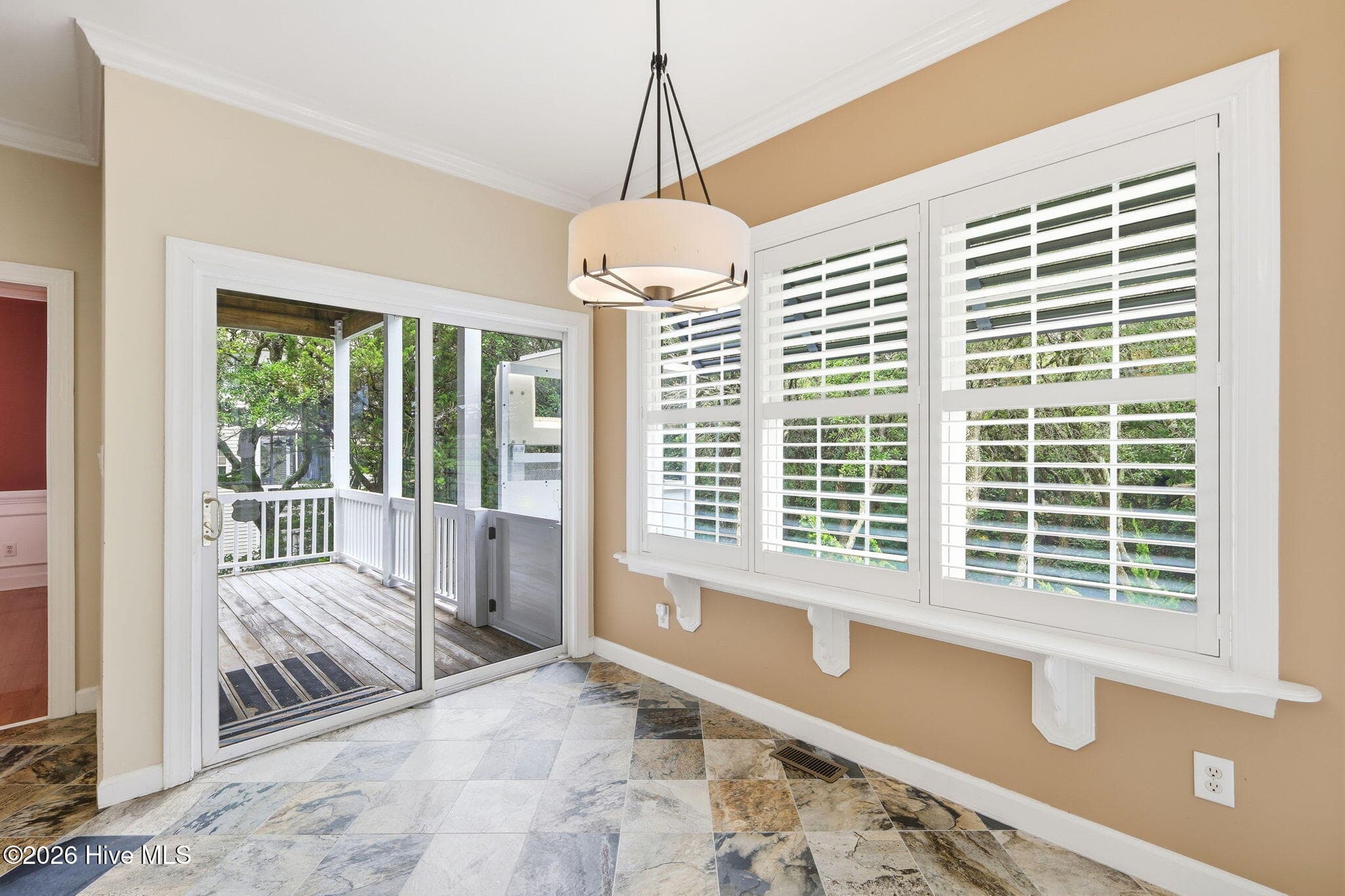 Breakfast area in kitchen - 104 Talford Drive, Atlantic Beach, NC 28512