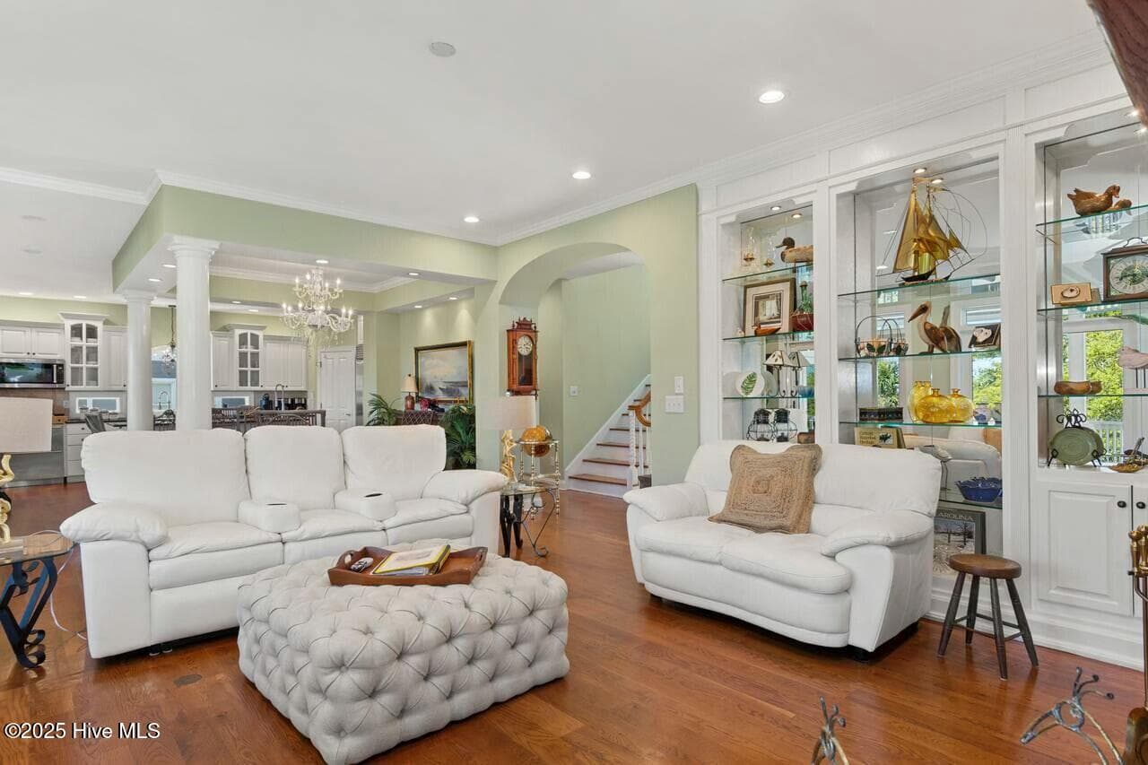 Living Room - 7012 Sound Drive, Emerald Isle, NC 28594