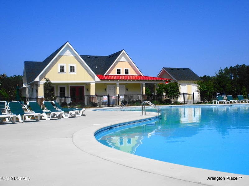 Clubhouse and Pool - 220 230 Golden Fern Lane, Minnesott Beach, NC 28510