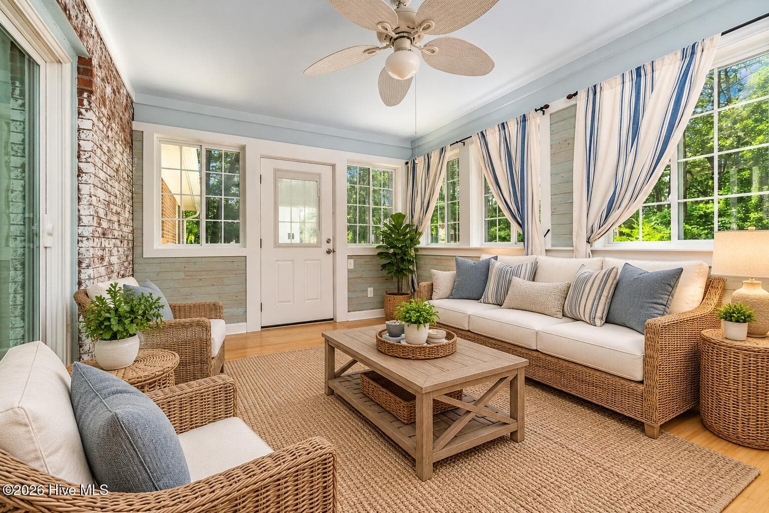 Carolina Sunroom. Virtually staged using AI. Actual property conditions may vary. - 6200 Ibis Lane, New Bern, NC 28560