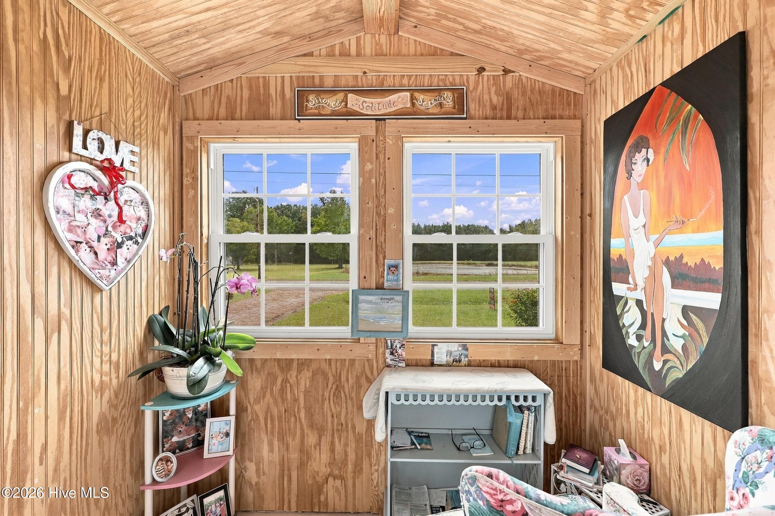 Sunroom Windows overlooking Large Pond - 120 Ranch Drive, Elizabeth City, NC 27909