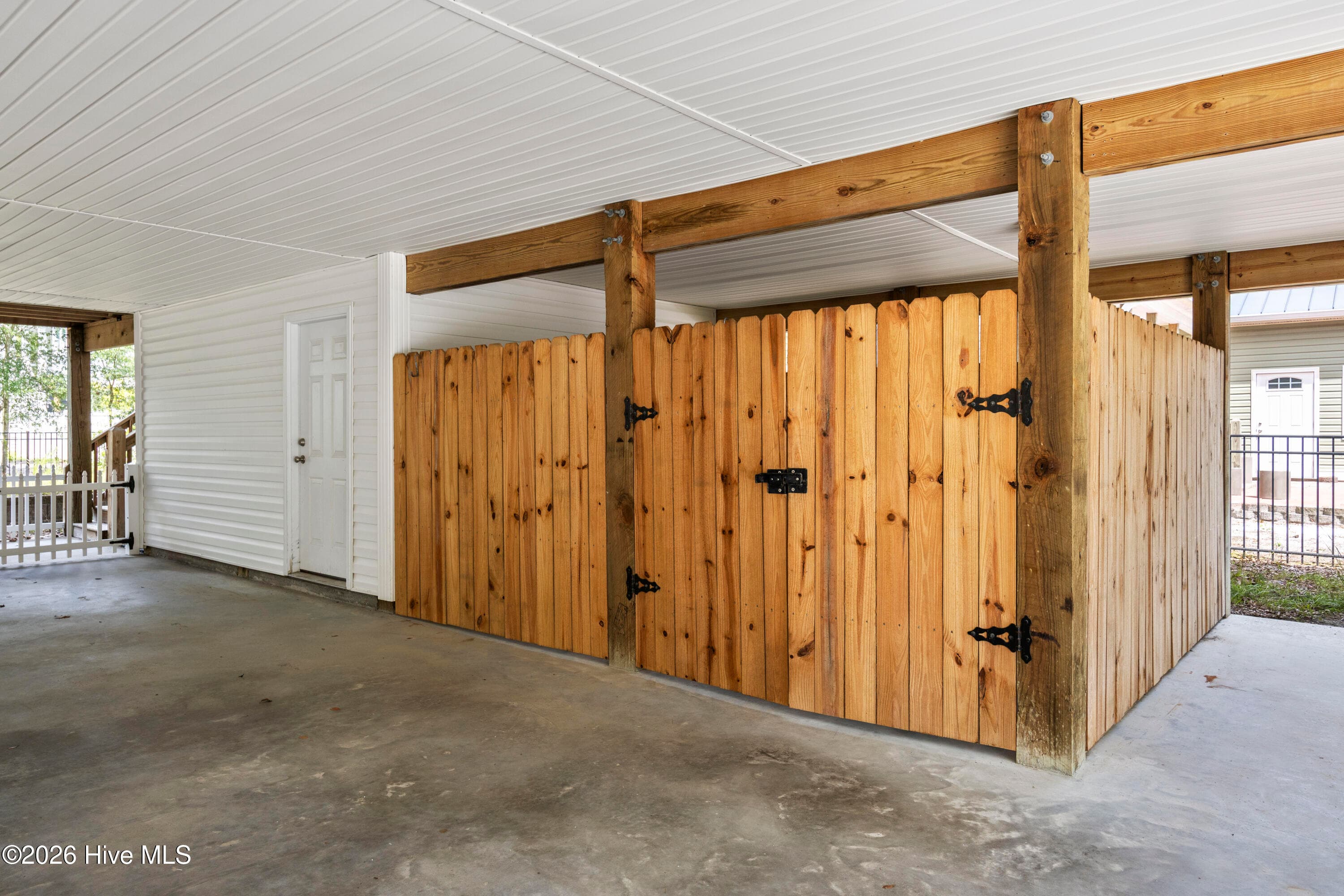LOCKUP AREA under the house - 225 NE 39th Street, Oak Island, NC 28465