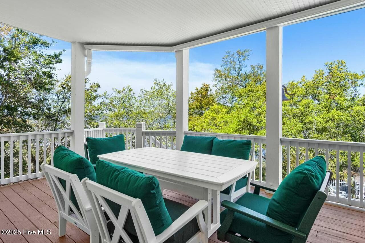 Covered Sound Side Deck - 7012 Sound Drive, Emerald Isle, NC 28594