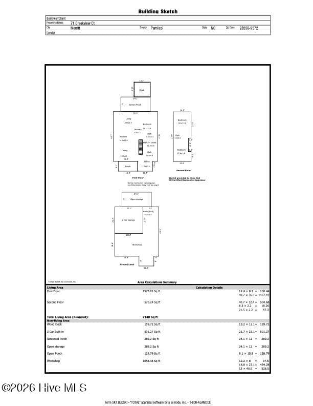 Single Family Residence at 71 Creekview Court, Merritt, NC 28556, photo 2 of 2