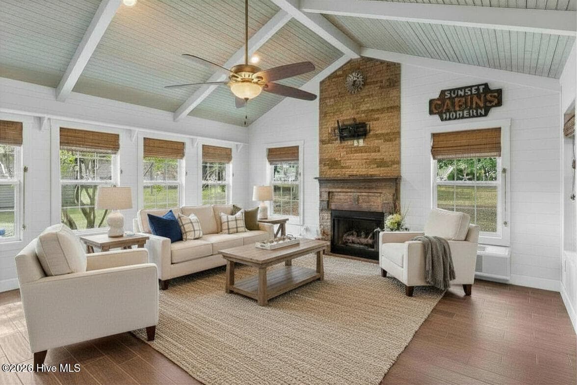 Family room - virtually staged - 9184 Seaside Landing SW, Calabash, NC 28467