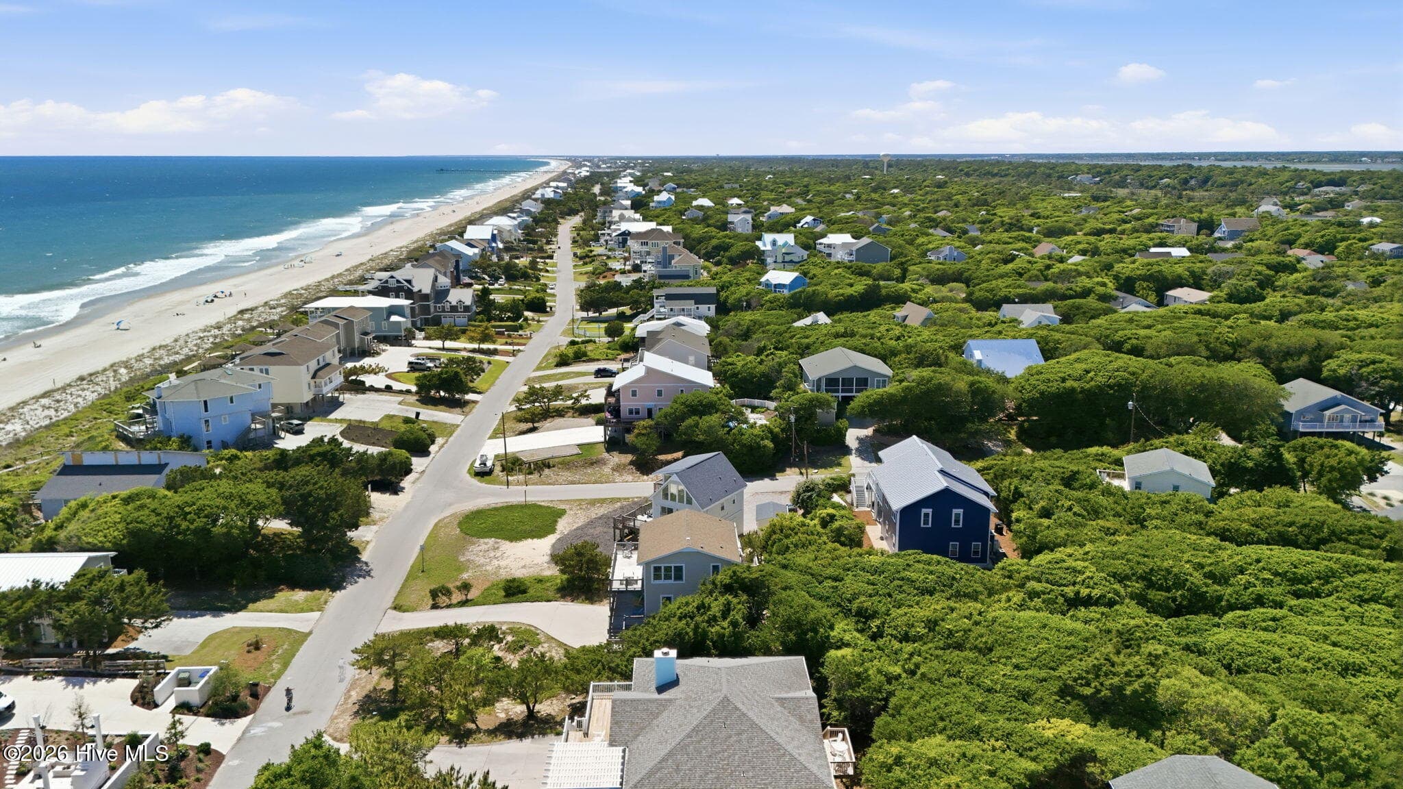 Aerial View - 6820 Ocean Drive, Emerald Isle, NC 28594