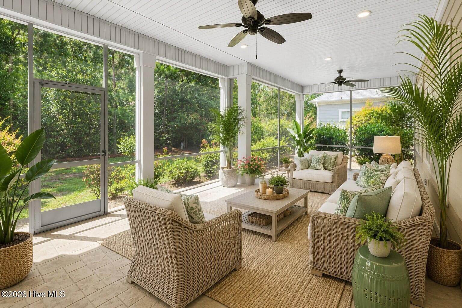 Virtual Staged Lanai - 5110 Stoney Point Drive, Leland, NC 28451