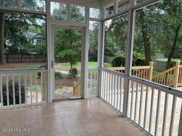 opens up to screened porch with tiled floor - 2207 Foxcroft Road NW, Wilson, NC 27896