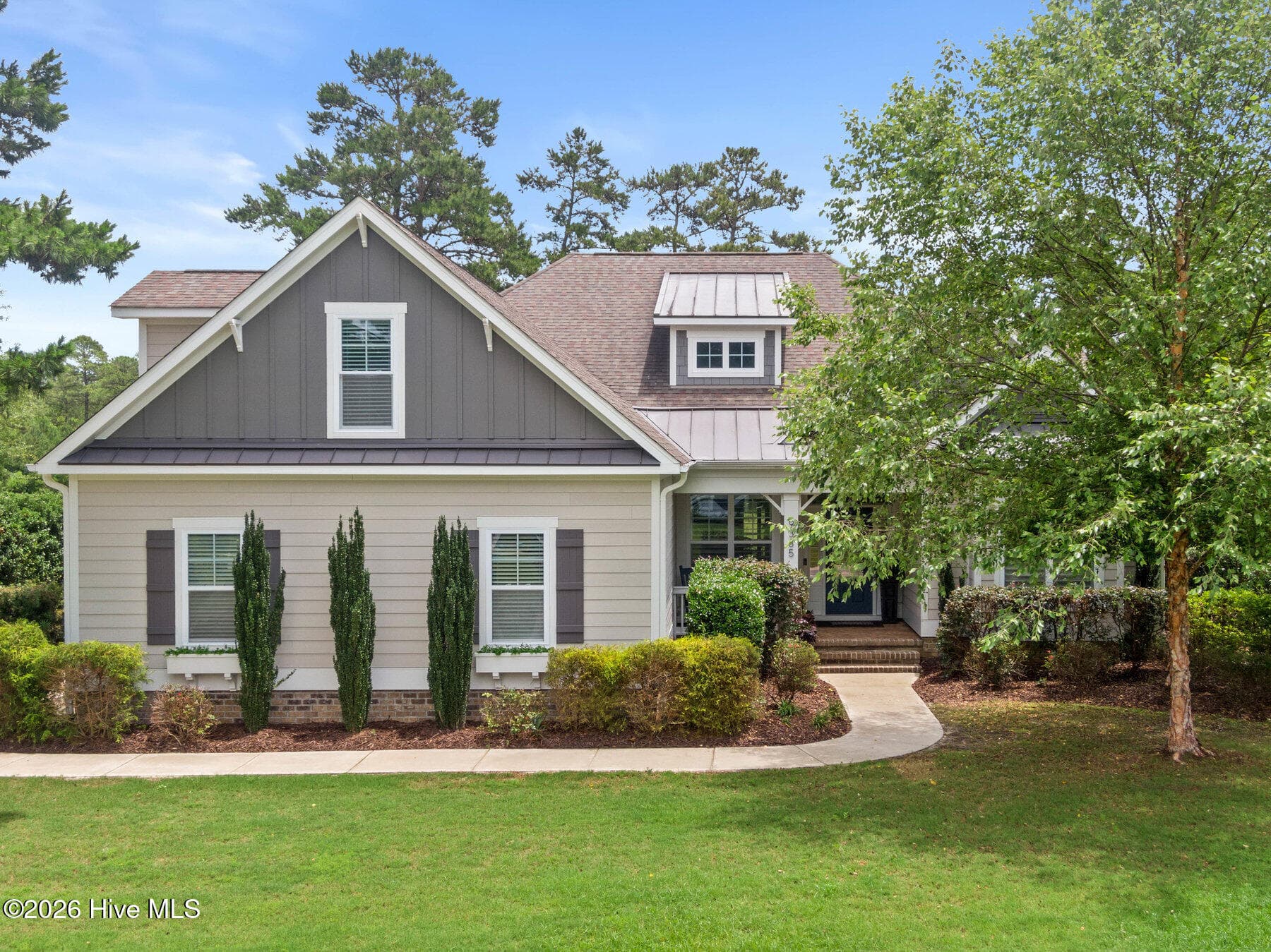 Front elevation - 9385 Fallen Pear Lane NE, Leland, NC 28451