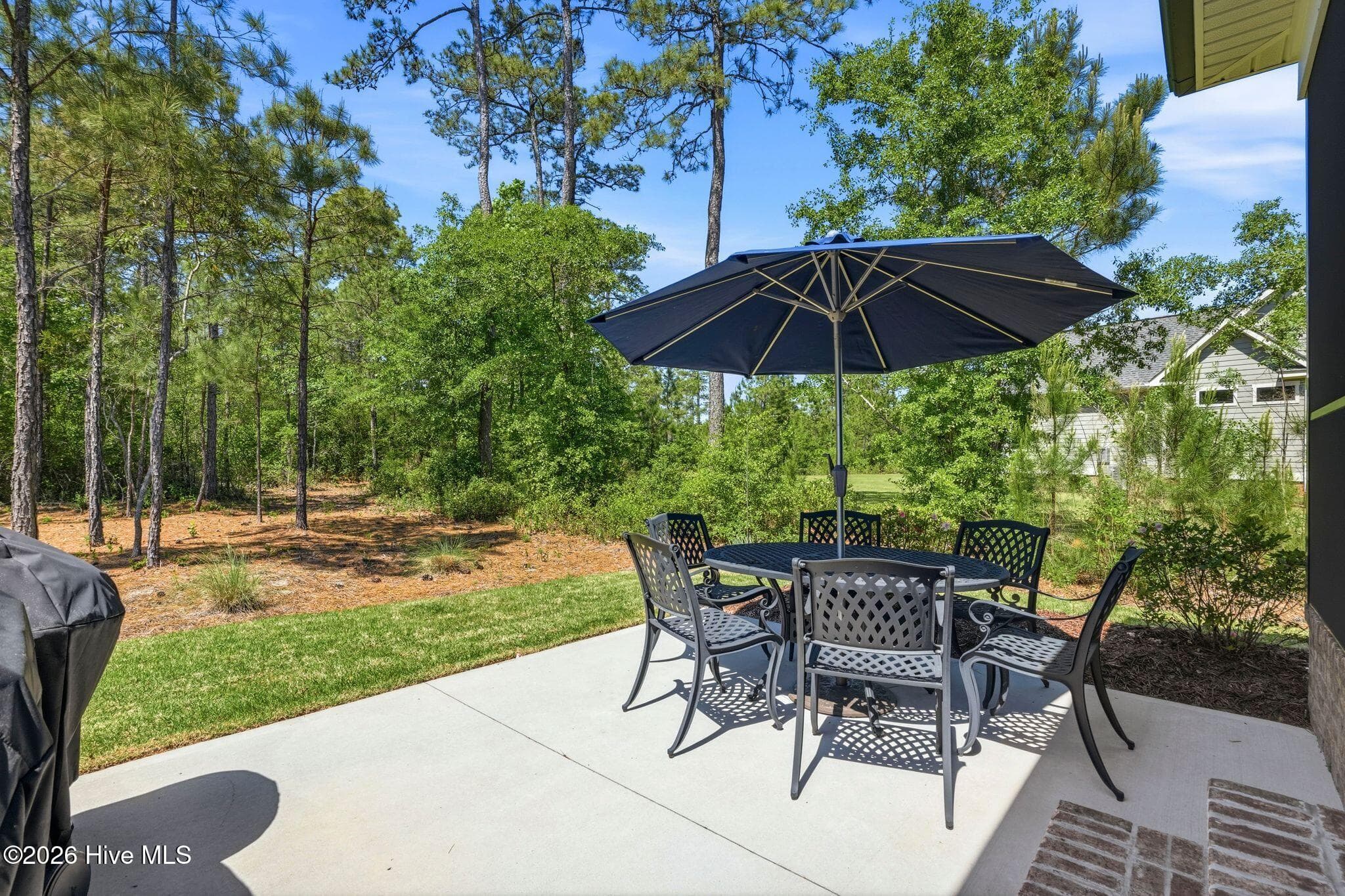 Backyard views from the patio. - 3710 Friendly Orange Court NE, Leland, NC 28451