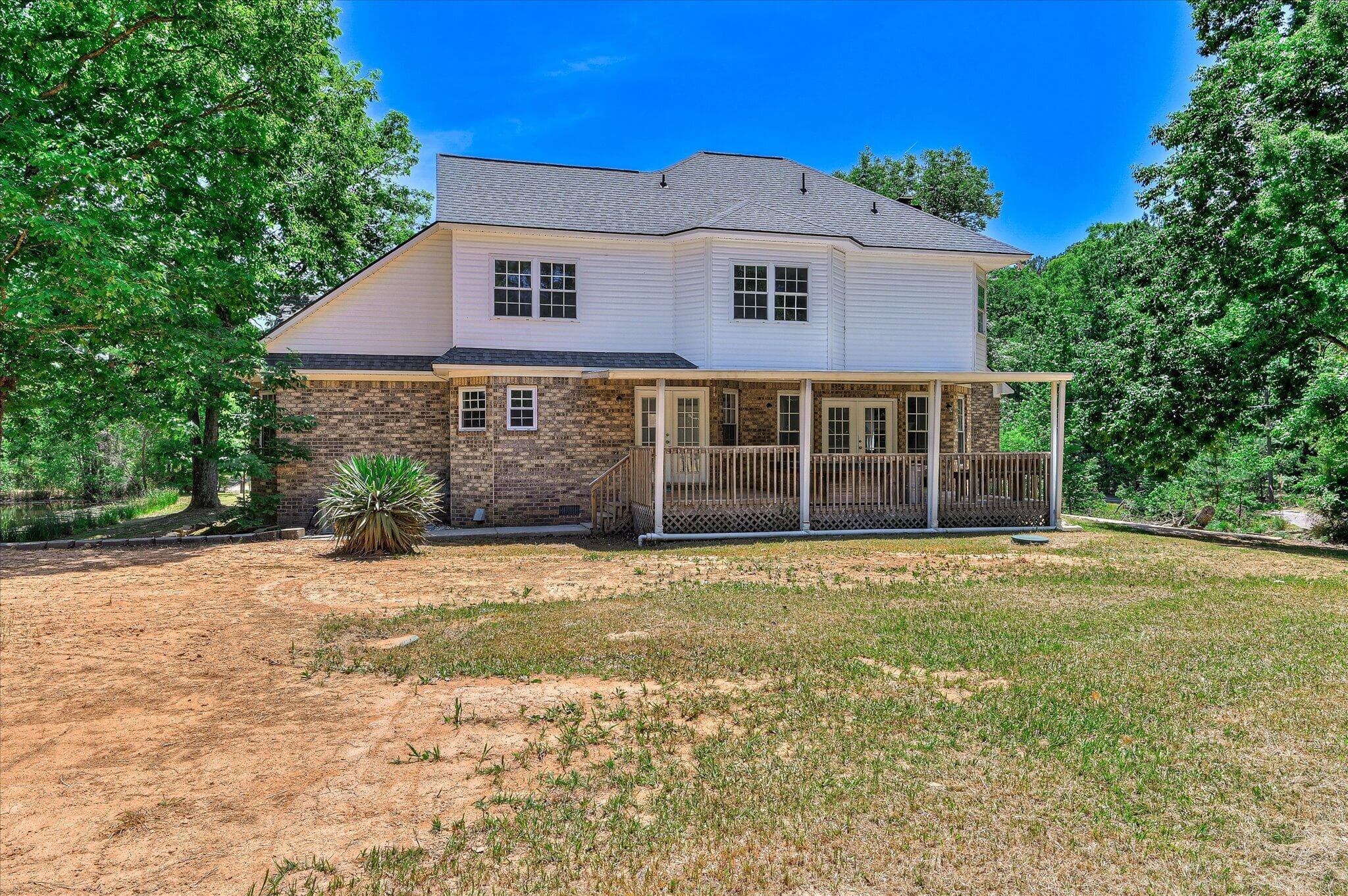 Original back yard photo pool pump is present but, prior pool was filled in. - 1154 Water Oak Drive, Lincolnton, GA 30817