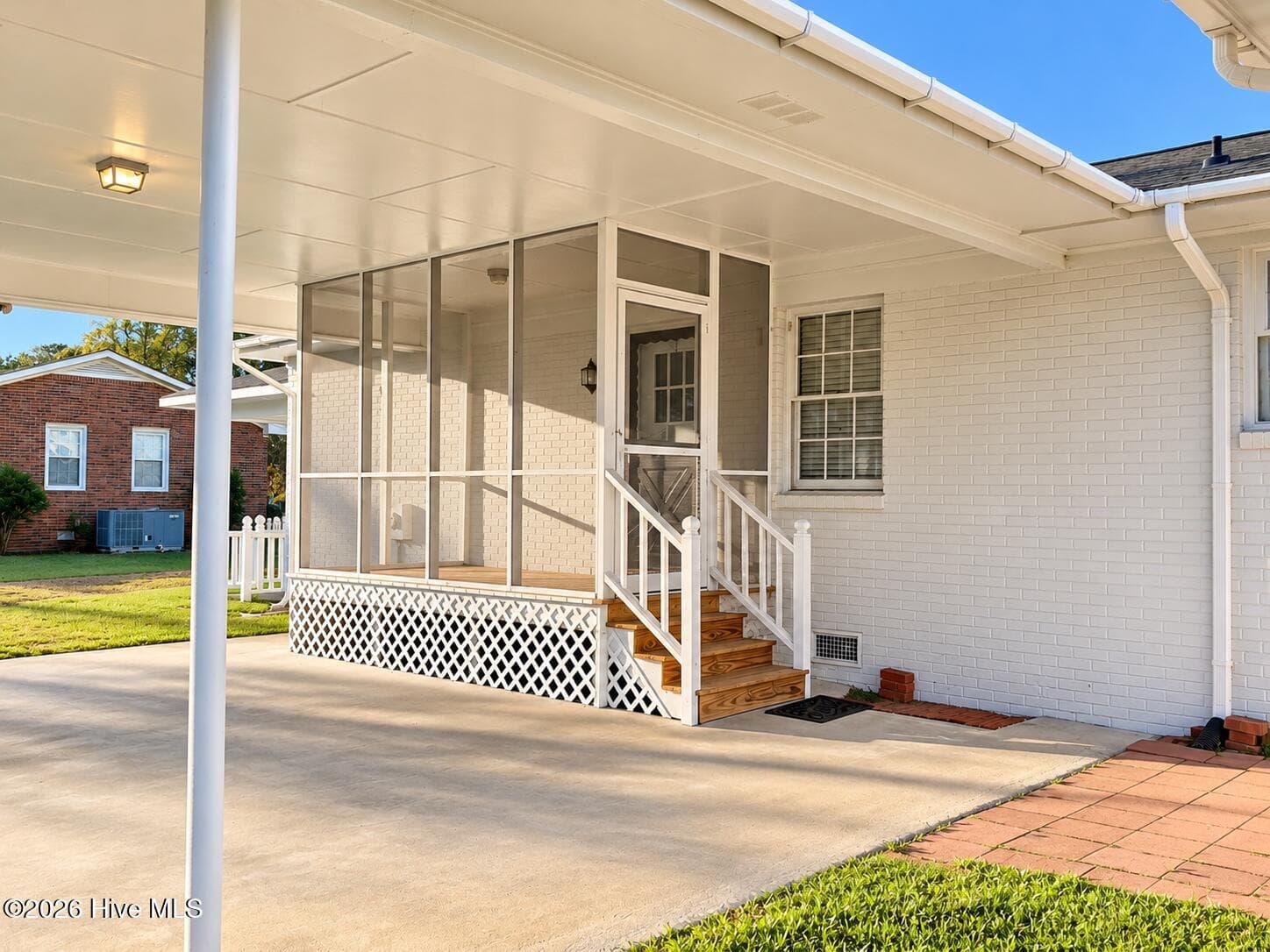 Screened Porch/Back Entrance - 2292 Browns Church Road, Clinton, NC 28328