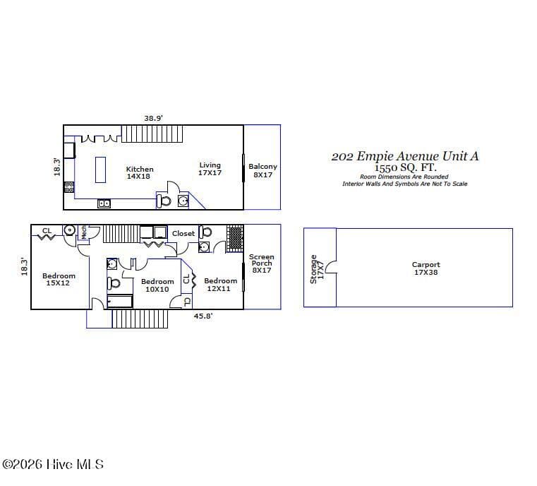 Condominium at 202 Empie Avenue A, Topsail Beach, NC 28445, photo 2 of 61