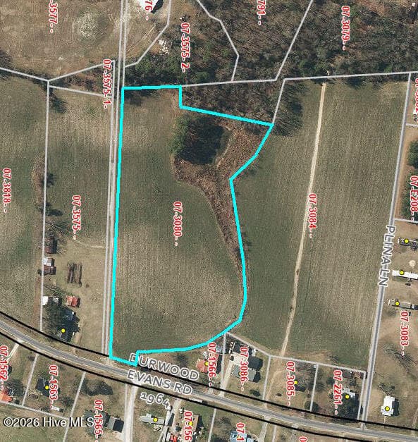GIS - 7.34ac Durwood Evans Road, Beulaville, NC 28518