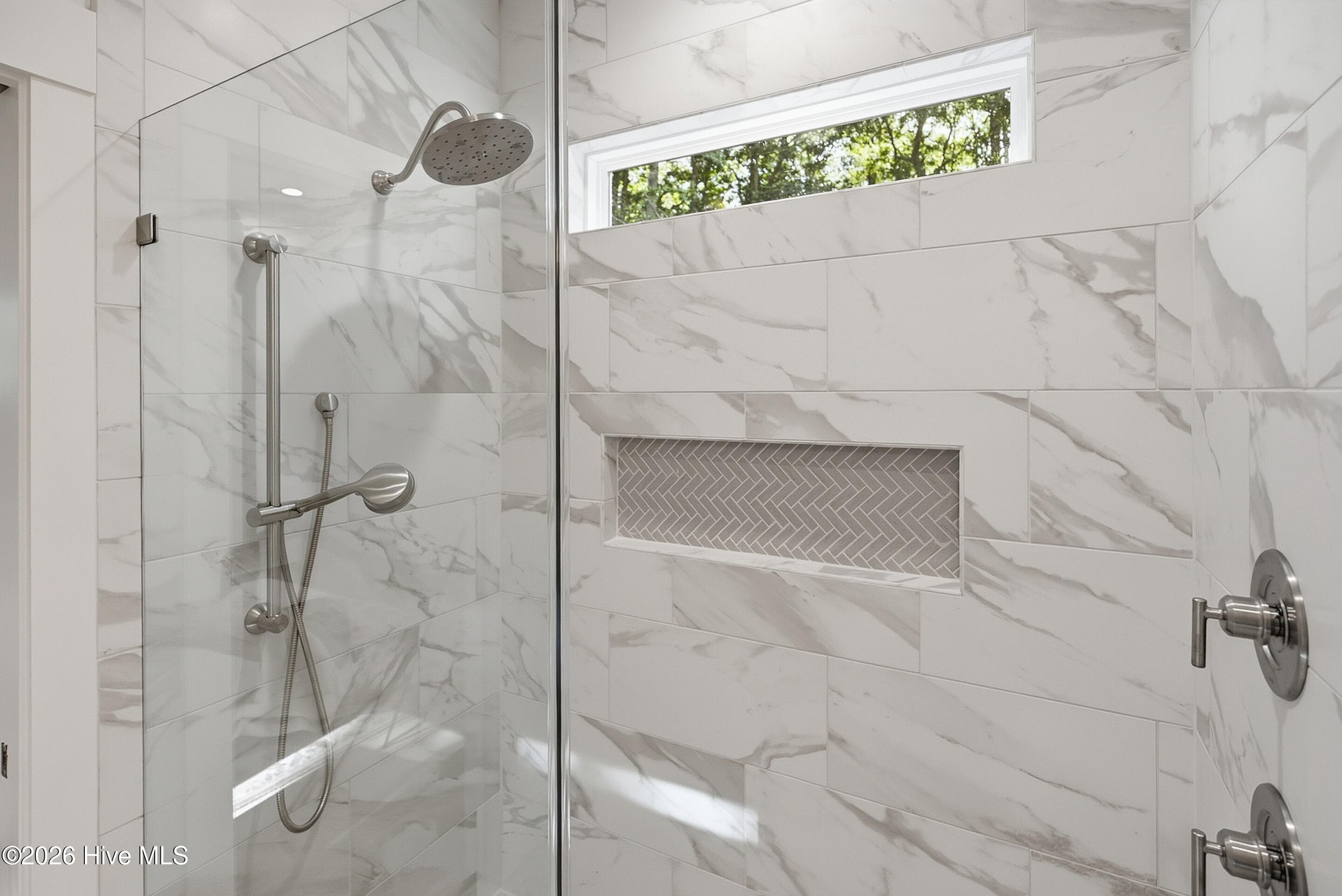 Master shower with large rain head and removable 2nd head - 3392 Eagle Crest Drive SW, Supply, NC 28462