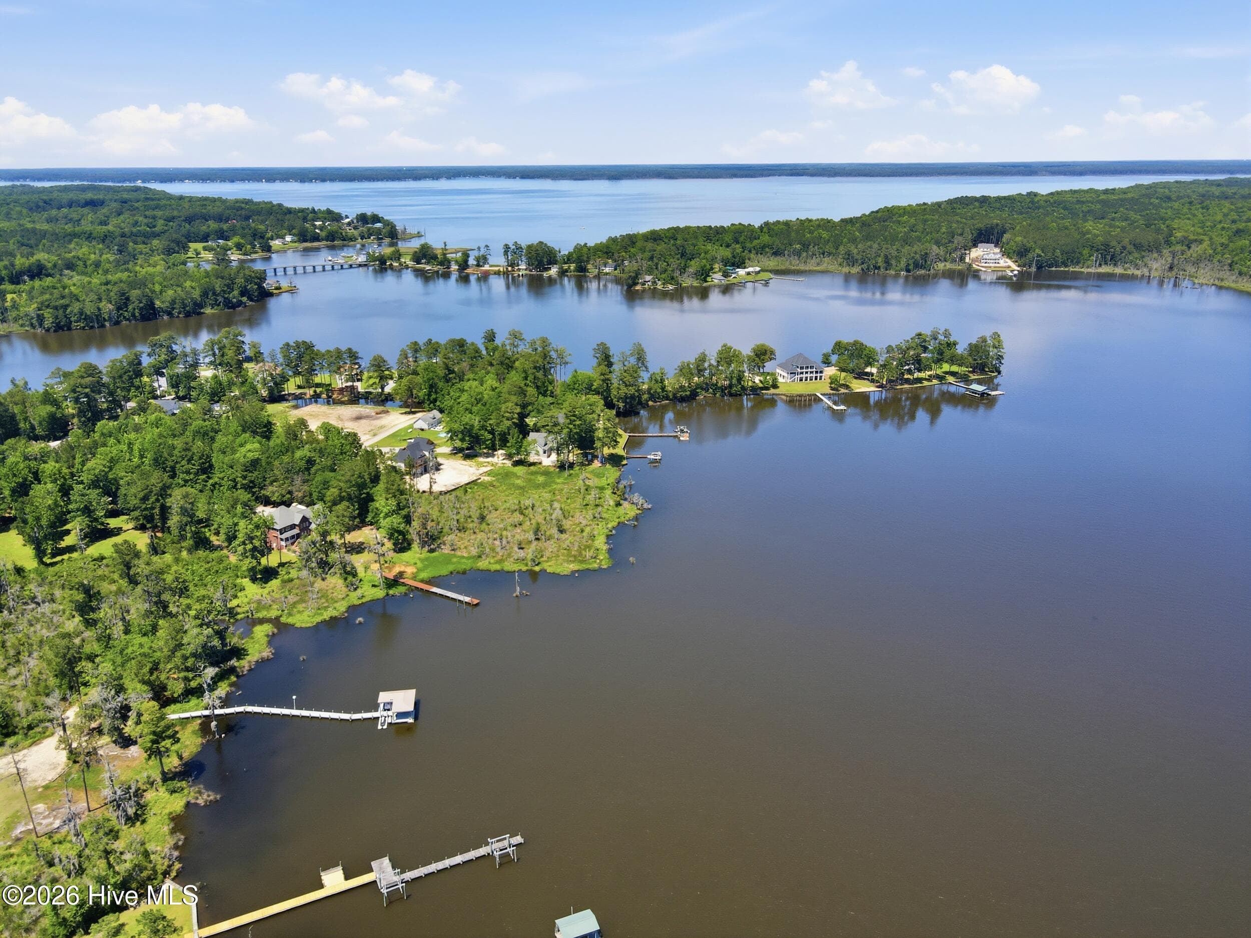 Aerial View / Water View - 516 Long Point Road, Chocowinity, NC 27817