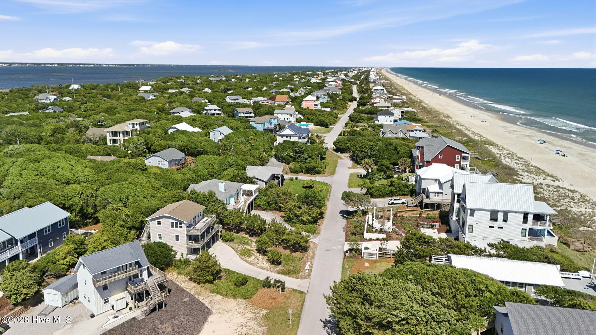 Aerial View - 6820 Ocean Drive, Emerald Isle, NC 28594