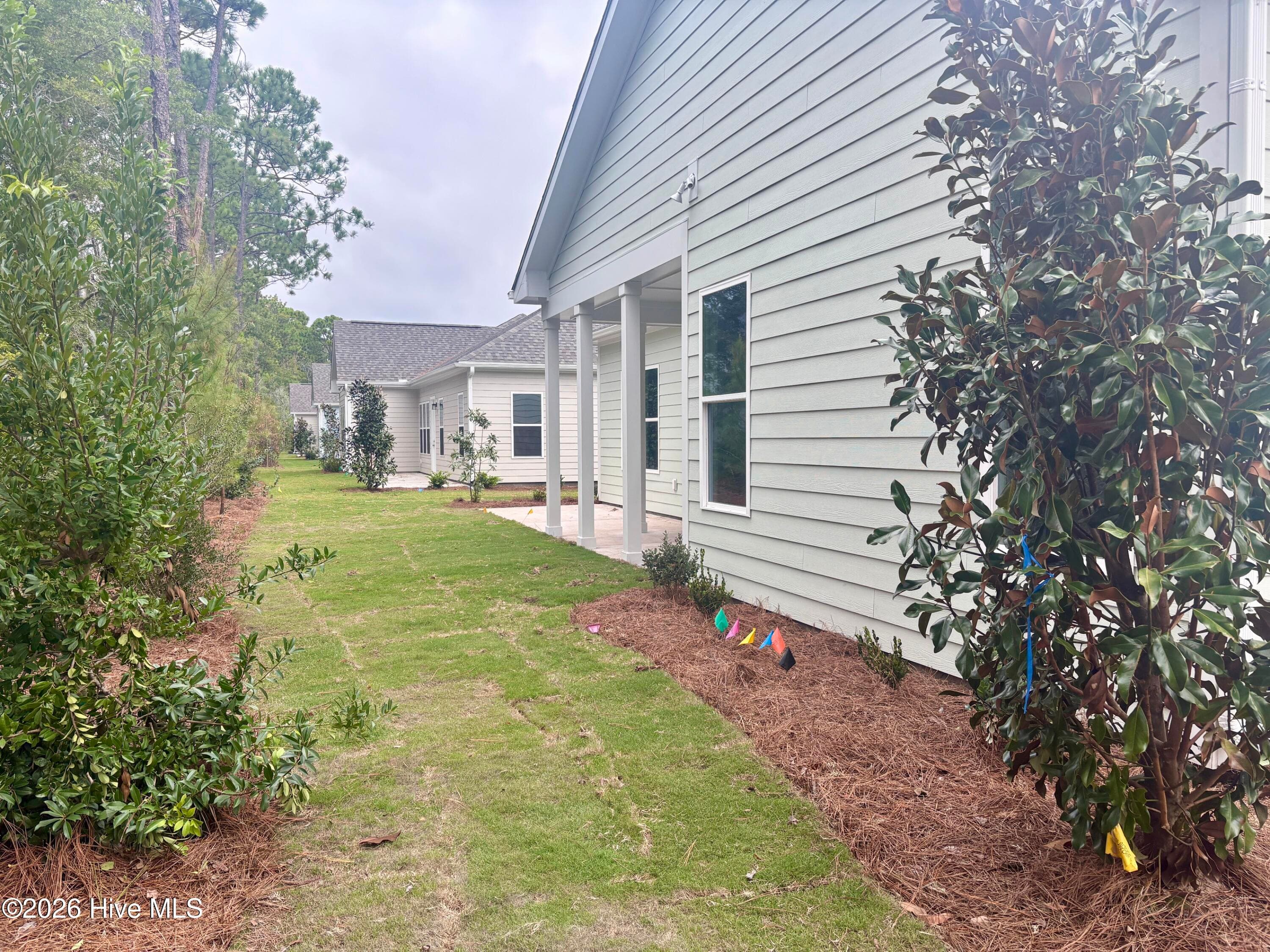 Actual backyard of this home - 2007 Oakton Drive 2, Southport, NC 28461