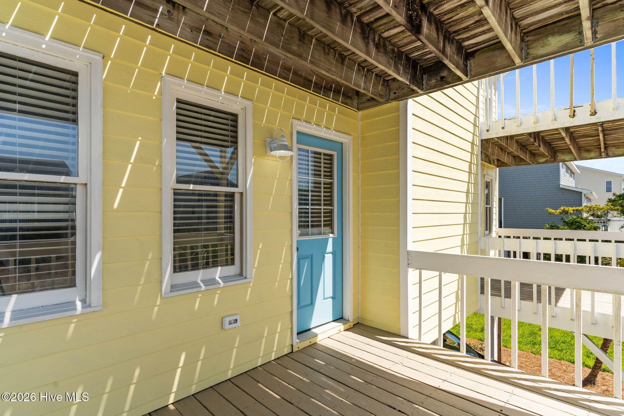 Porch off Bedroom #2 - 1511 Canal Drive, Sunset Beach, NC 28468, Sunset Beach